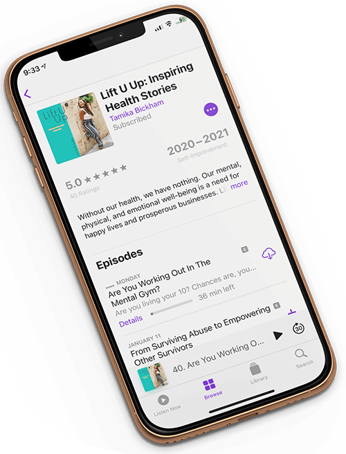 Lift You Up Cellphone Podcast Mockup Lift You Up Podcast Cell phone Mockup